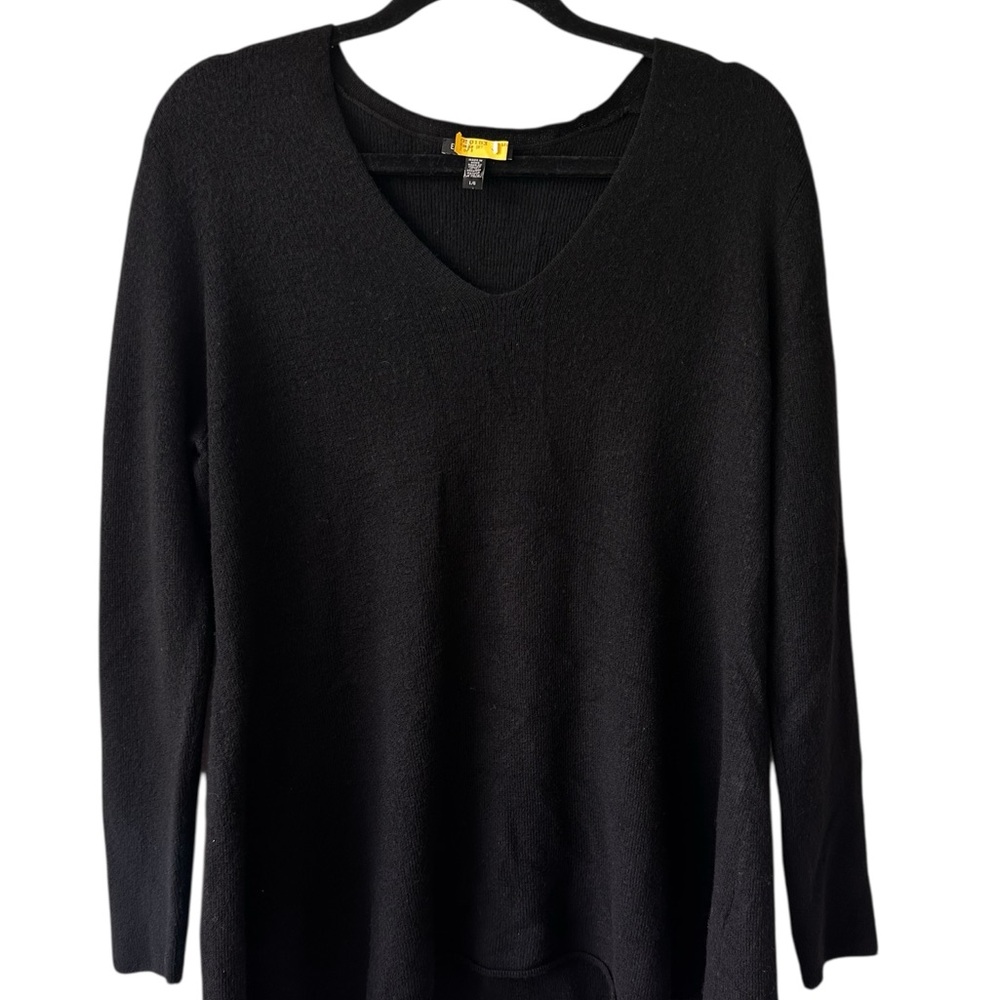 Eileen Fisher Women's 100% Superfine Merino Wool V-Neck Tunic - Picture 6 of 14